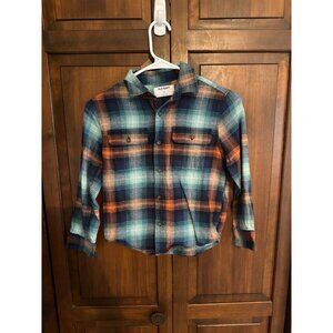 Old navy flannel button down shirt size 8